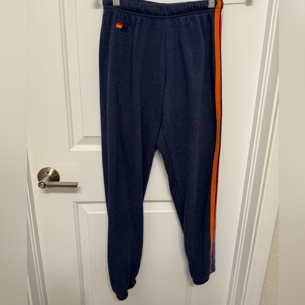 Aviator Nation (NO LONGER BEING SOLD ONLINE/IN STORE) 5 Stripe Navy Sweatpants